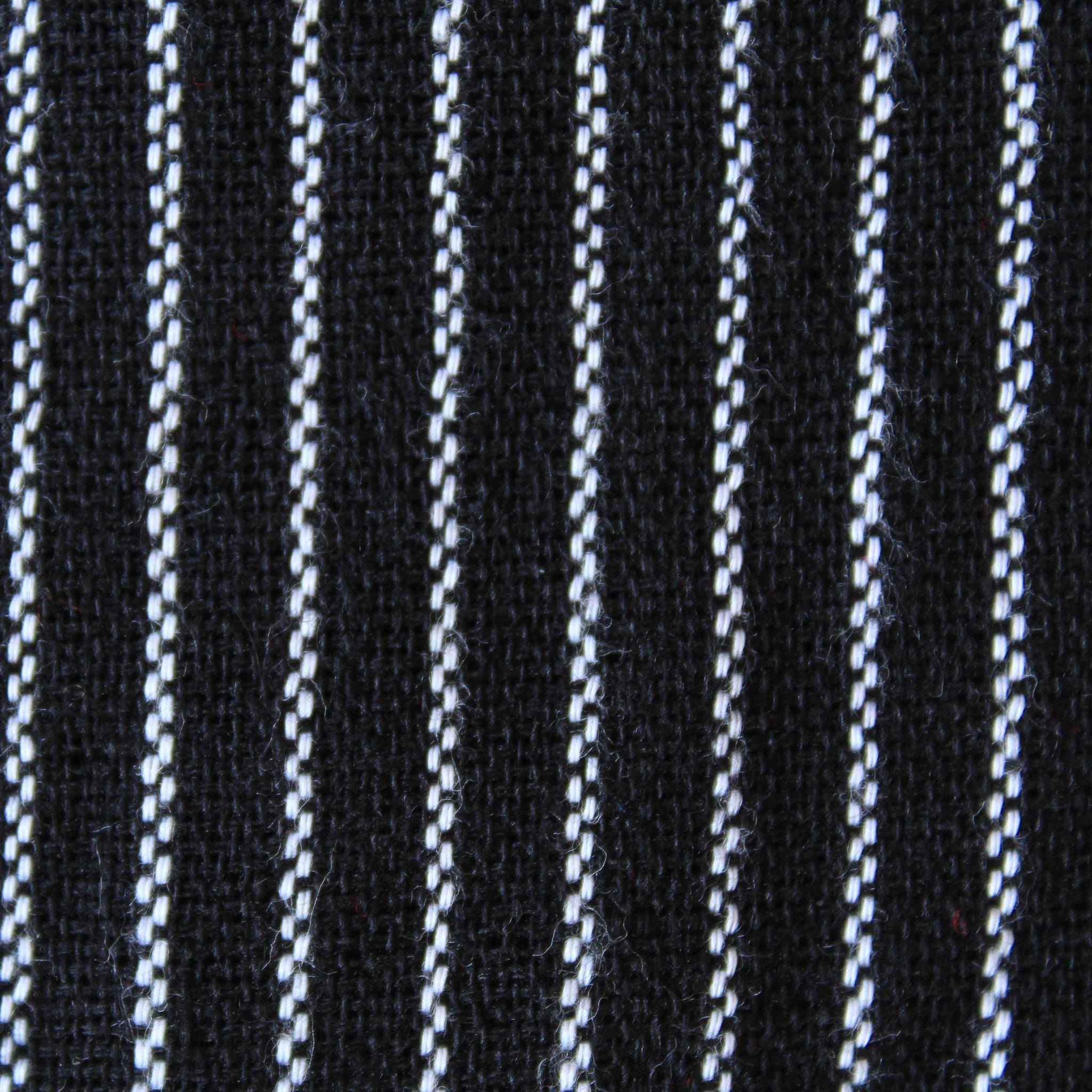 (Medium) Black with White Stripes Lounge Pants 0084