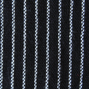(Medium) Black with White Stripes Lounge Pants 0084