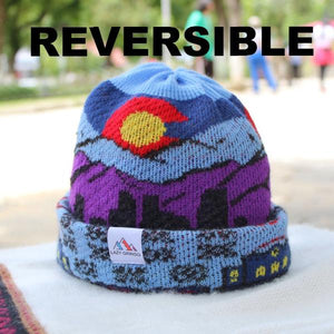 Reversible Alpaca Beanie. Denver, Colorado