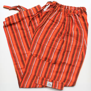 (Large) Redish with some Green and Brown stripes 0205