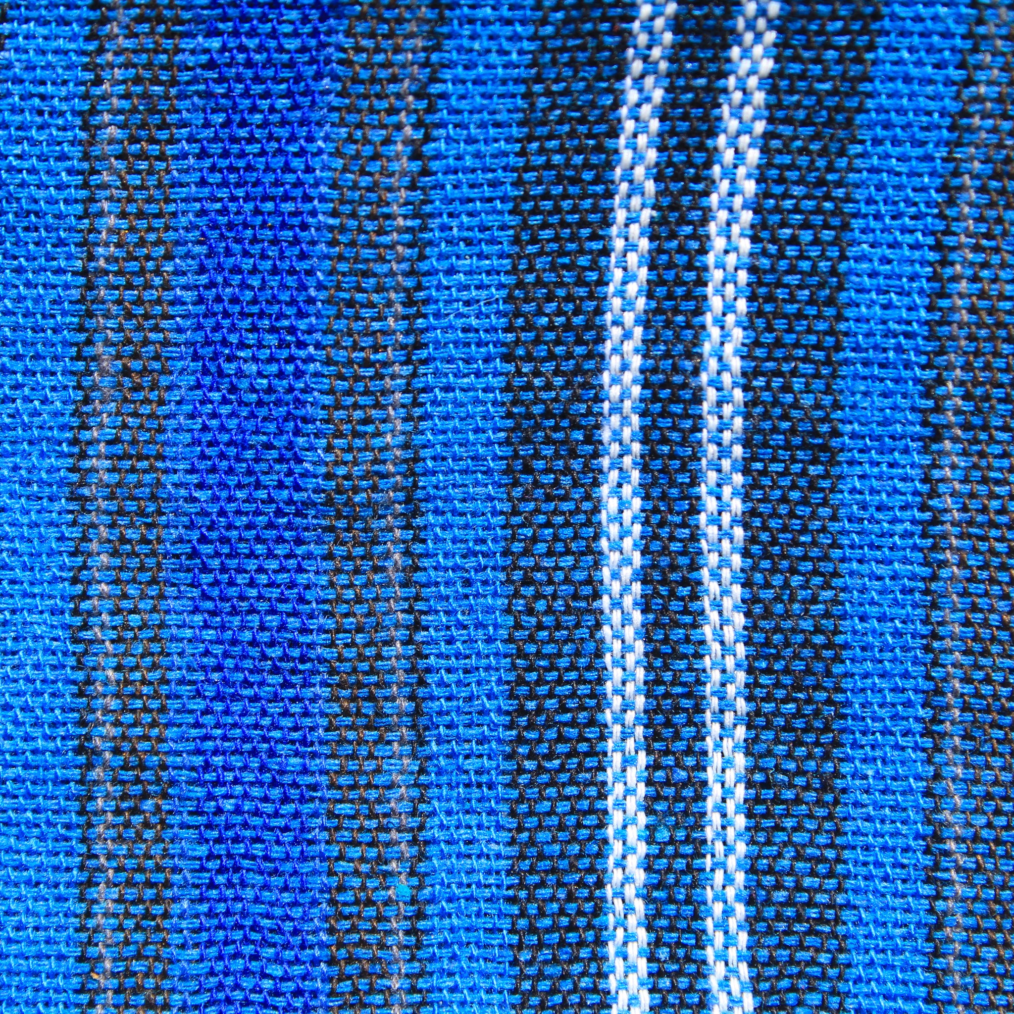 (Large) Blue with White and Grayish stripes 0207