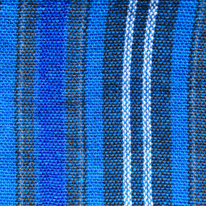 (Large) Blue with White and Grayish stripes 0207