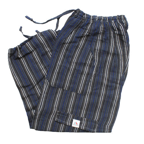 (Large) Blue and Black with some Greyish stripes 0209