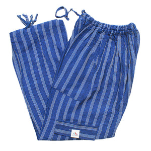 (Medium) Blue with four White stripes 0236