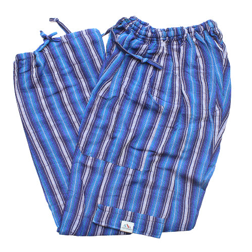 (XL) Blueish with Purpley Pink Stripes 0222