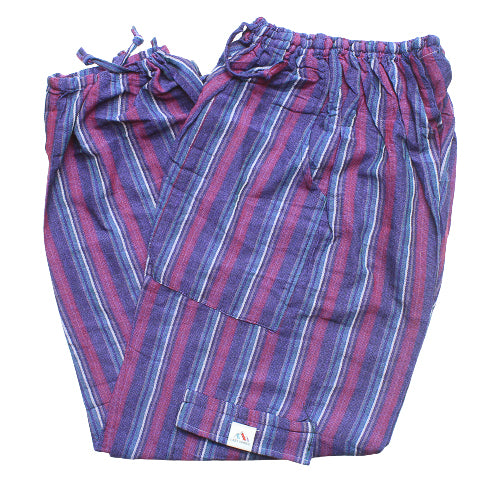 (XL) Purple on Purple with Greyish and White Stripes 0225