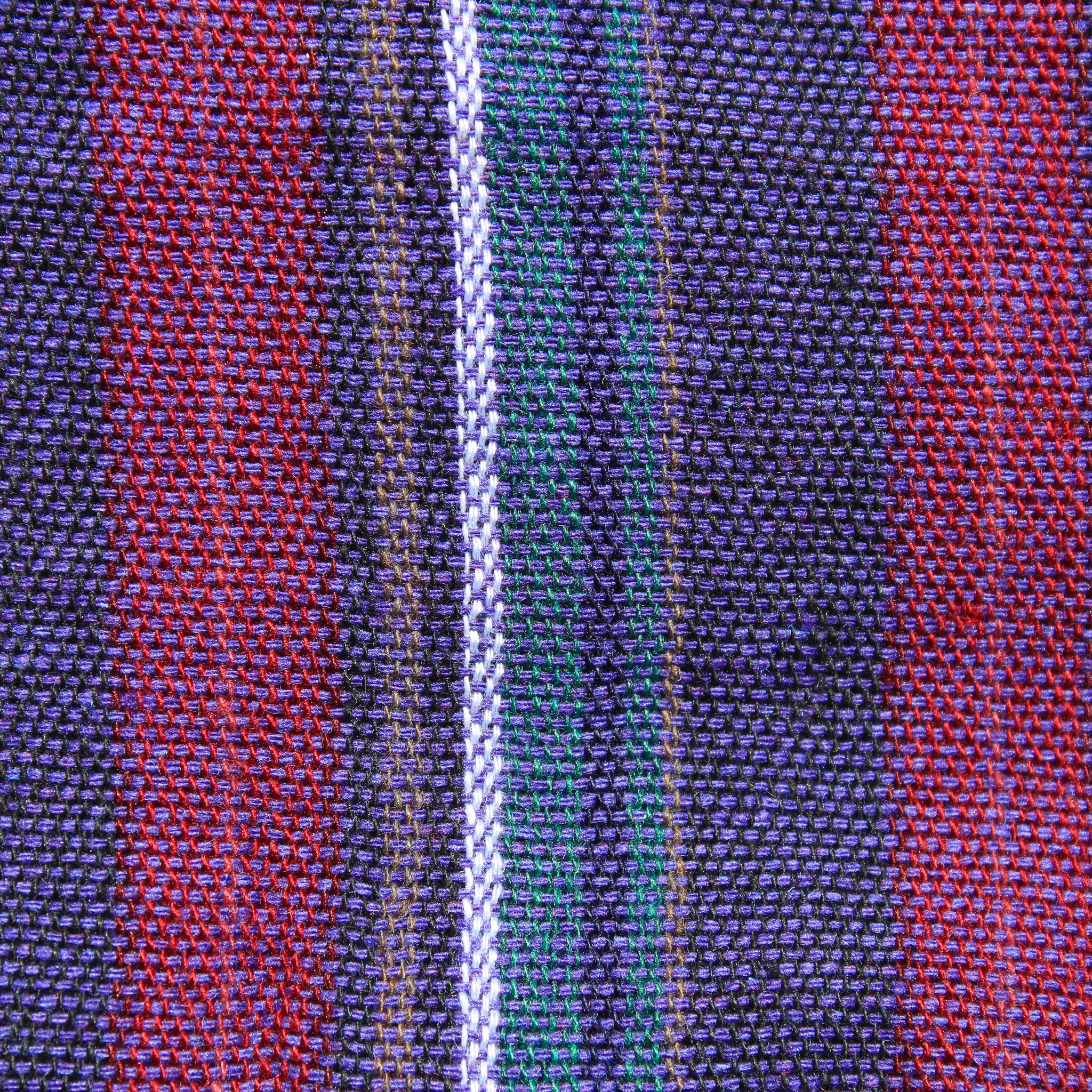 (XL) Purple on Purple with Greyish and White Stripes 0225