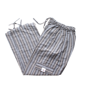 (Medium) Grey with more Grey and Brown Stripes 0248