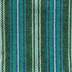 (Medium) Green with Darker Green and White stripes 0247