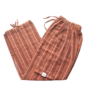 (XL) Orangey Brown with Orange and White stripes 0259