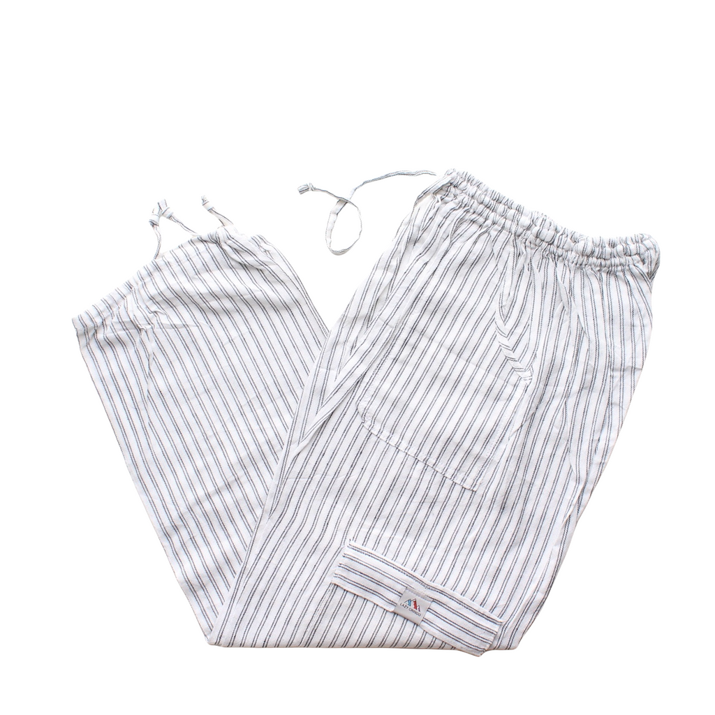 (Medium) White and Black stripes 0250