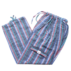 (XL) Green, Blue, Purple, Red, Black, and White stripes 0262